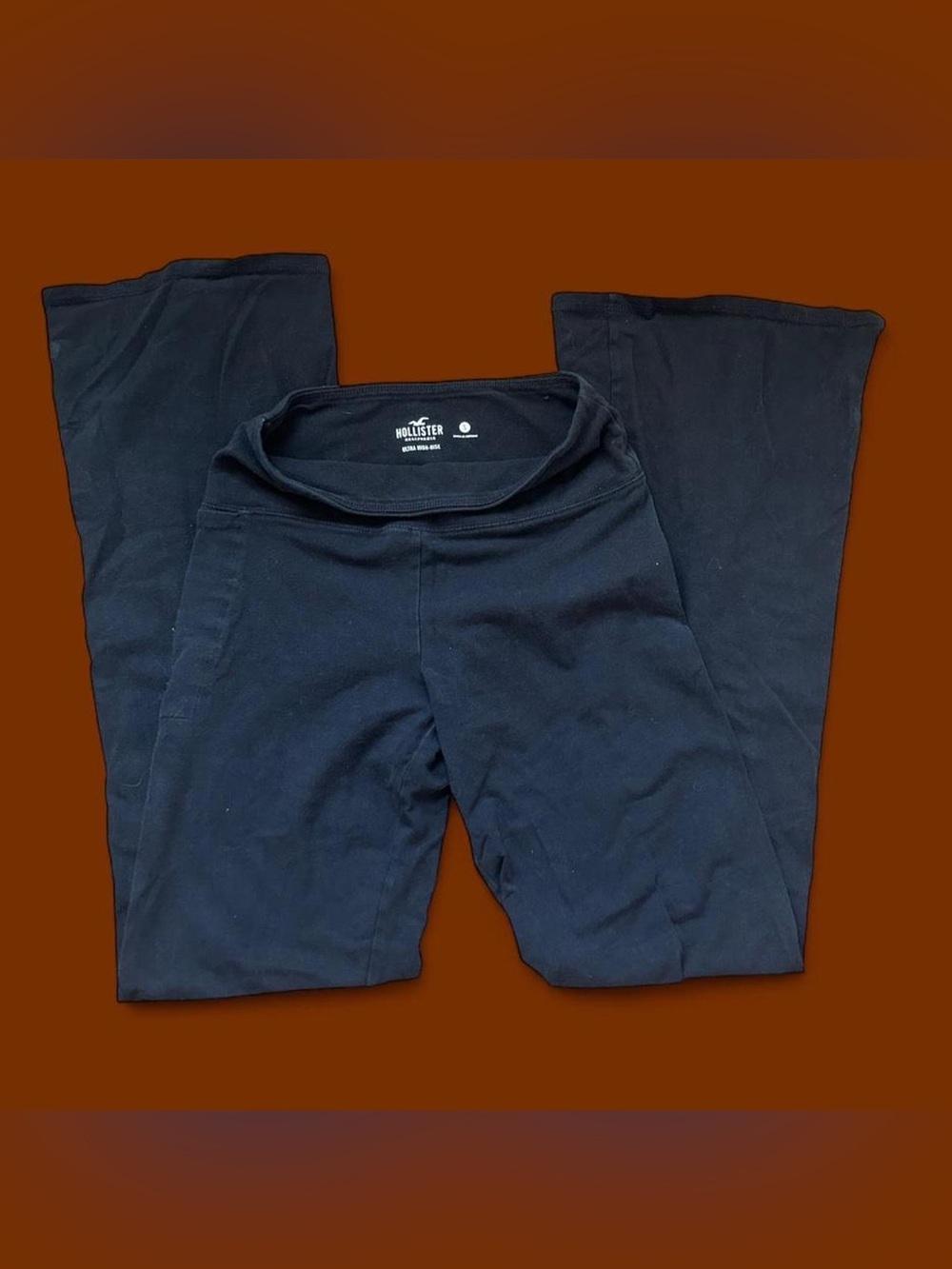 Hollister Black Flare-Leg Yoga Leggings